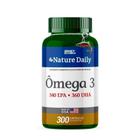 Ômega 3 1000 Mg 300 Cápsulas Nature Daily - Sidney Oliveira