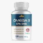 Omega 3 1400 mg Único com Dois Selos Altos Níveis EPH - DHA + Vitamina E - 120 cápsulas Sunflower.