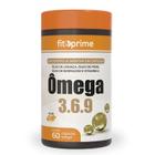 Ômega 3 6 9 Óleo de Peixe Linhaça e Borragem com Vitamina E 1000mg 60 cápsulas Fitoprime