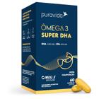 Ômega 3 DHA Óleo de Peixe Natural 1000mg 60 cáps Puravida