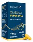 Ômega 3 Dha Puravida Concentrado 60 Capsulas 1000mg Omega