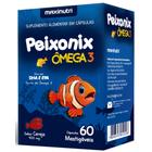 Ômega 3 Infantil Mastigável Sabor Cereja Peixonix 60 Cáps Maxnutri