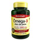 Ômega 3 Óleo de Peixe 120 Capsulas 1000mg Maxinutri