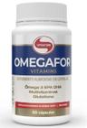 Omega 3 Vitamins Omegafor com EPA 326 mg e DHA 341 mg + Glutationa 5 mg com 60 cápsulas - Vitafor