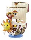 One Piece Luffy Barco Pirata Thousand Sunny Anime 7 Cm
