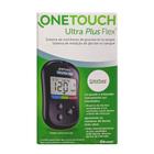 One Touch Ultra Plus Flex Kit Monitor de Glicemia com 1 Aparelho + 1 Lancetador + 10 Lancetas
