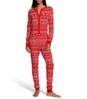 Onesie Victoria's Secret Thermal Manga Longa Pijama Feminino