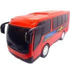 Onibus Brinquedo De Plástico Diverbus 21Cms - Vermelho