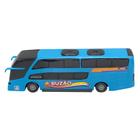 Ônibus de Viagem Pequeno Buzão Azul Brinquedo Infantil