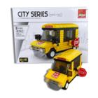 Ônibus Escolar Amarelo em Blocos de Montar - Estimule a Coordenação e o Raciocínio das Crianças com esse Brinquedo Divertido e Rico em Detalhes