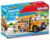 Ônibus escolar Playmobil com acessórios e 4 bonecos