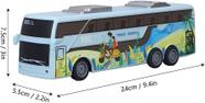 Ônibus RC City Express, ônibus de controle remoto leve, ônibus de controle remoto elétrico, material de proteçã ( AZUL)