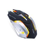 Óptico 4000 dpi usb com fio metal pro gamer gaming mouse led ergonômico ratos au - HUOGUO