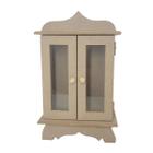 Oratorio Porta com Vidro Tamanho P 17cm Mdf Madeira