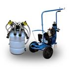 Ordenhadeira Mecânica Móvel completa com um conjunto duplo acoplado