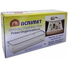 Organizador Acrimet Para Gaveta Grande 24 X 8 X 5,5Cm Caixa Com 4 Pecas - RCD