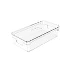 Organizador Clear com Tampa Natural OC 250 OU