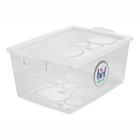 Organizador com Trava 30L Cristal - Ordene