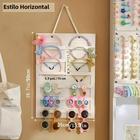 Organizador de Acessórios de Cabelo para Parede - Suporte para Tiaras, Grampos, Elásticos e Óculos