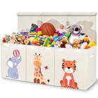 Organizador de armazenamento de brinquedos Zebra Baby para crianças 40 x 34 x 42 cm