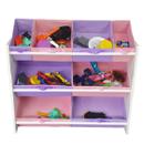 Organizador De Brinquedos Infantil Organibox Rosa E Lilás