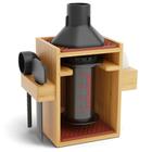 Organizador de café HEXNUB para AeroPress com acessórios marrom