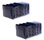 Organizador de Calça Jeans Transparente Kit com 2 Peças