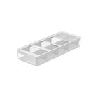 Organizador de Gaveta Clear Acrílico 37,5x15x5,6cm Natural Martiplast