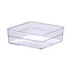 Organizador de Gaveta Diamond Cristal 15 Cm X Largura 15 Cm Altura 5,2 Cm - PARAMOUNT