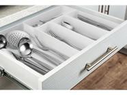 Organizador De Gaveta Extensível Divisor Porta Talheres Utensílios Cozinha Banheiro