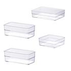 Organizador de Gaveta Multiuso Bebê Cozinha Acrílico Diamond 4pcs - Paramount