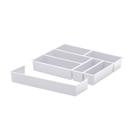 Organizador De Gavetas Com Extensor Branco 40X33X6,5Cm