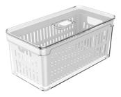 Organizador De Geladeira 5l Transparente P/ Frutas E Saladas - Ou