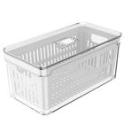 Organizador De Geladeira C/ Cesto Clear Fresh 30x15x13cm