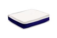 Organizador de Lençol Nylon Tampa Cristal Azul Marinho 931 VB HOME