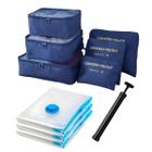 Organizador De Mala Para Viagem Kit 6 Pecas De Necessaire