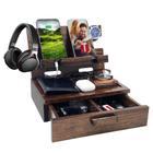 Organizador de mesa de cabeceira VEIYAILU Wood Phone