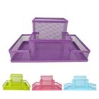 Organizador de Mesa Escritório Porta Treco Objetos Porta Lapis Caneta Top Kit Escolar Kit Escritório 