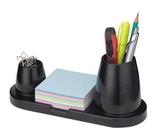 Organizador de Mesa Trio Plus Preto Waleu