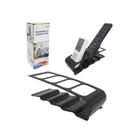 Organizador De Plástico Para 4 Controles Remotos 18X7X5,5Cm - Fu X