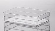 Organizador diamond 22,5x 15x 5,2cm cristal - PARAMOUNT