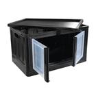 Organizador dobravel porta dupla preto 75lt