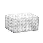 Organizador Empilhável Quadratta 16X11,5X8Cm Cristal