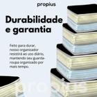 Organizador Guarda Roupa Separa Visualização Interna Contra Poeira Umidade Resistente - Vida Pratika