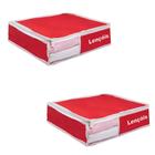 Organizador Lençol Visor Frontal 10AX30LX36C Vermelho 2 un. - vb home