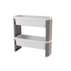 Organizador Loft Slim 2 Andares Concreto 10743/3126 Coza