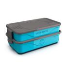 Organizador Marmita Fit Califórnia Unitermi 1,3 Litros - Azul