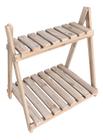 Organizador Moderno Sapateira Madeira Natural Básico