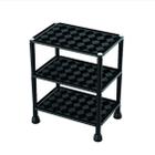 Organizador Modular 3 andares em Plástico Preto - UNINJET