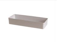 Organizador Modular em Plástico 40x15x7,5cm Branco - Paramount